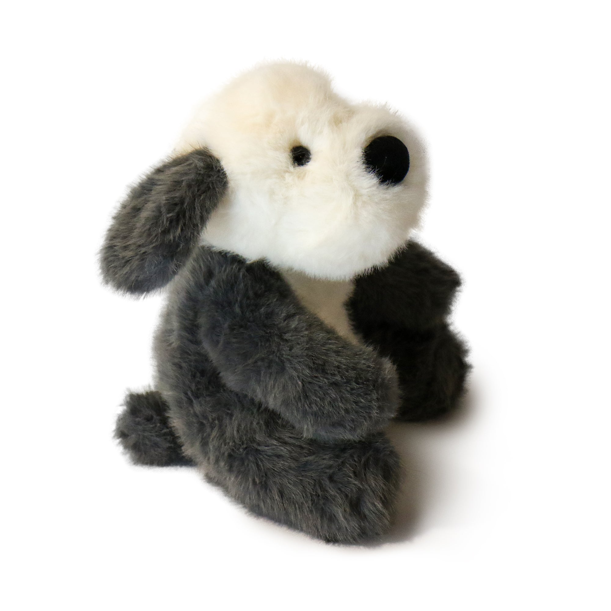 Image of 10-inch Plush Toy Stormy Dog with Gray Fur