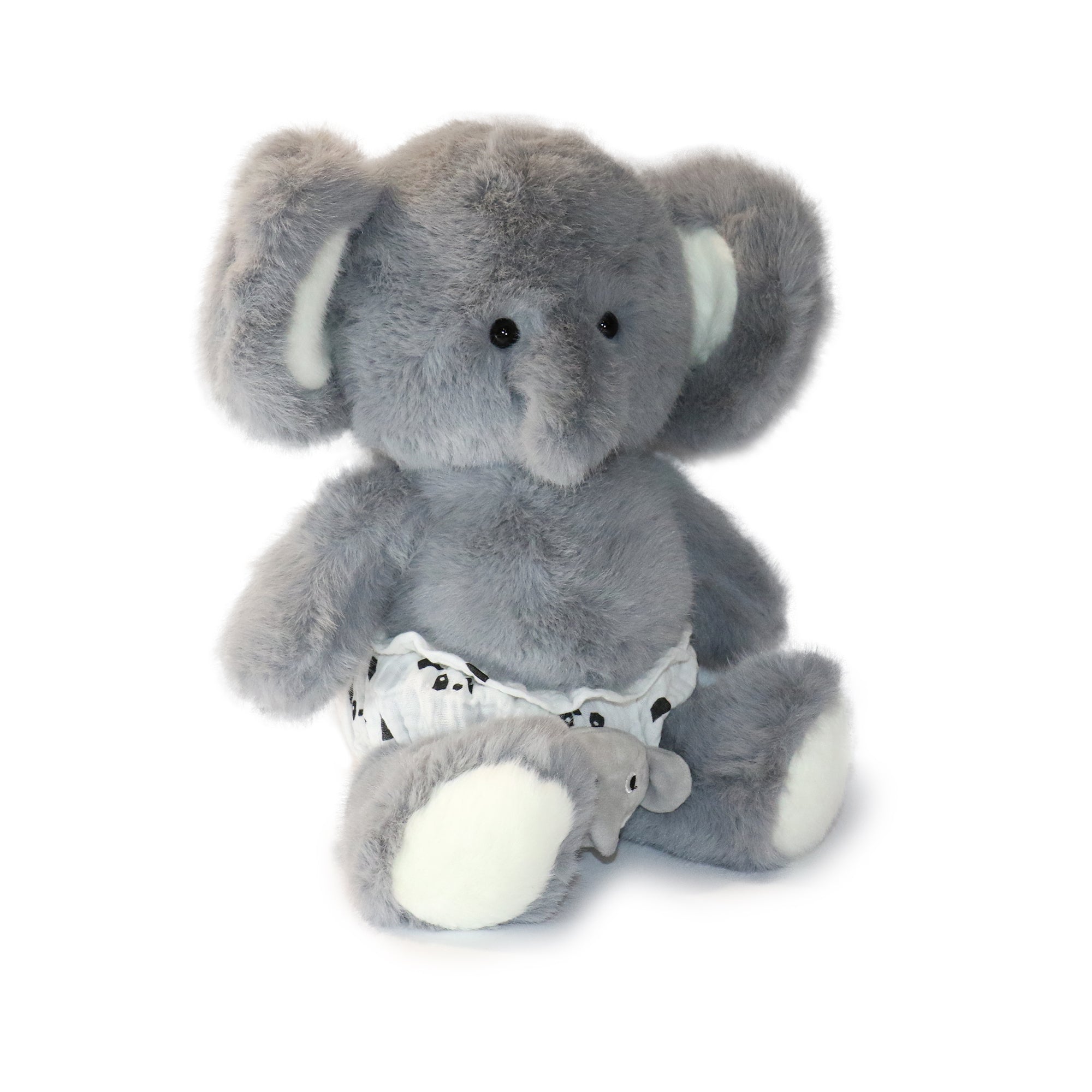 16-inch Lil Baby Elephant with Smaller Elephant