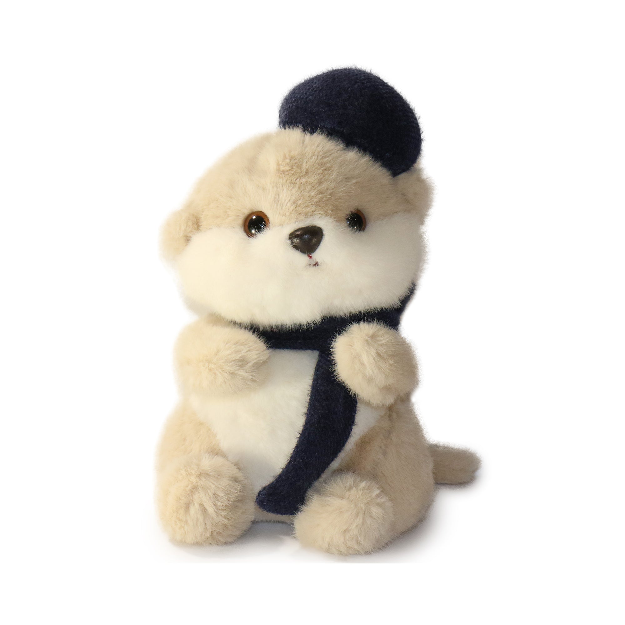 14-inch French Otter Carl with Black Hat