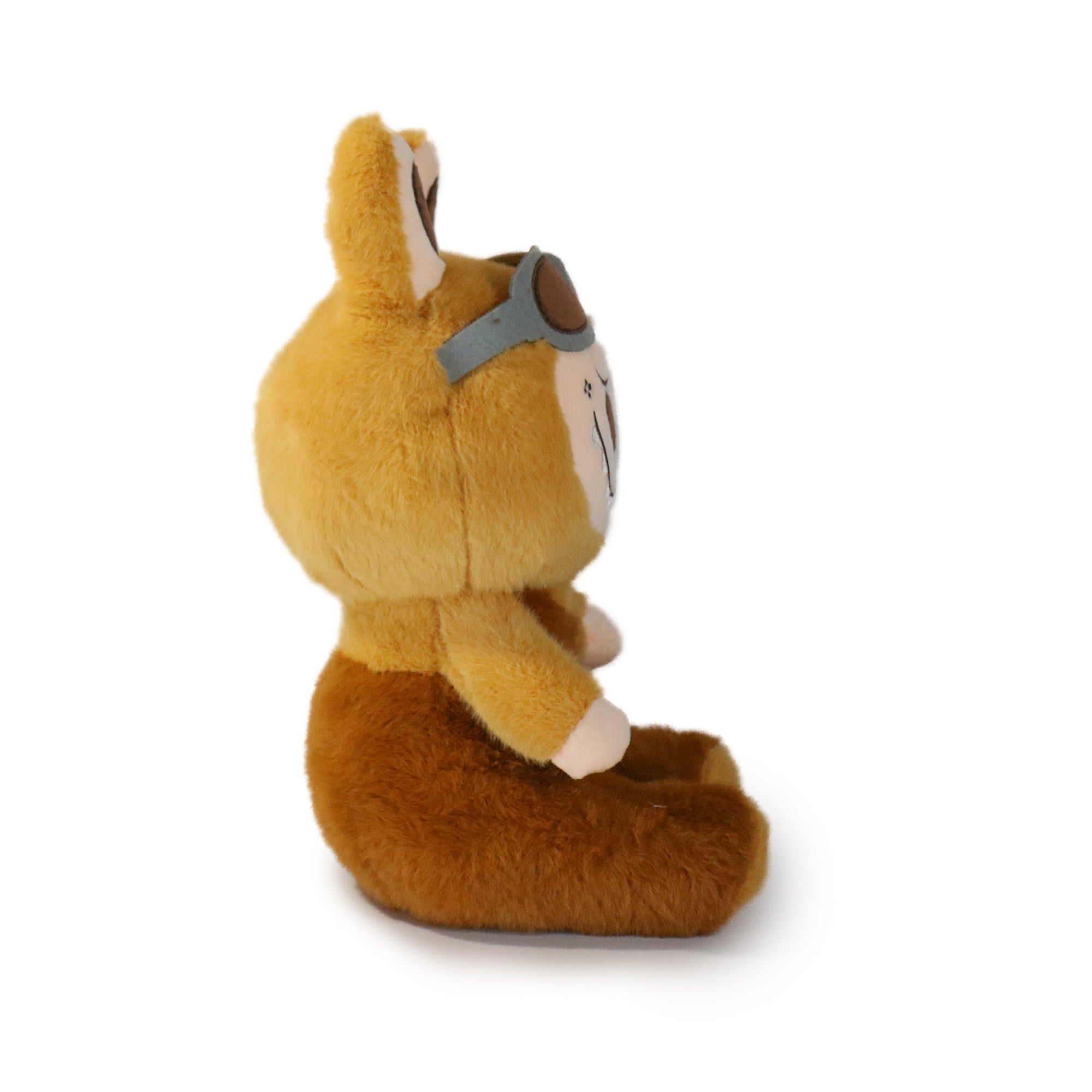 Image of 13-inch Pilot Jax Bunny with Brown Goggles