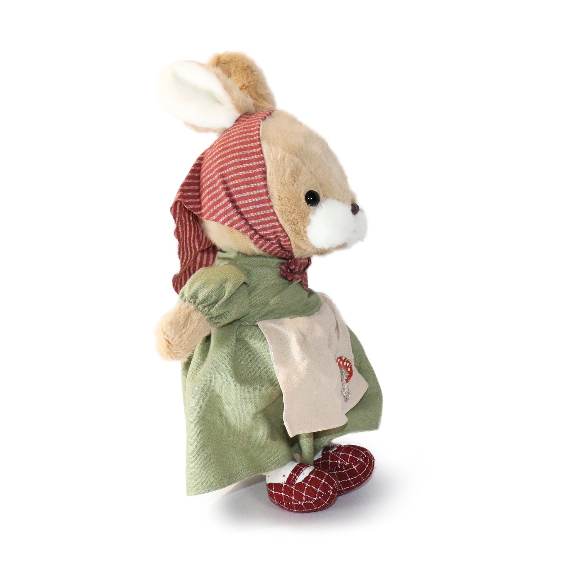 11-inch Old Towne Thistle Rabbit and Merry Rabbit with Beautiful Dress