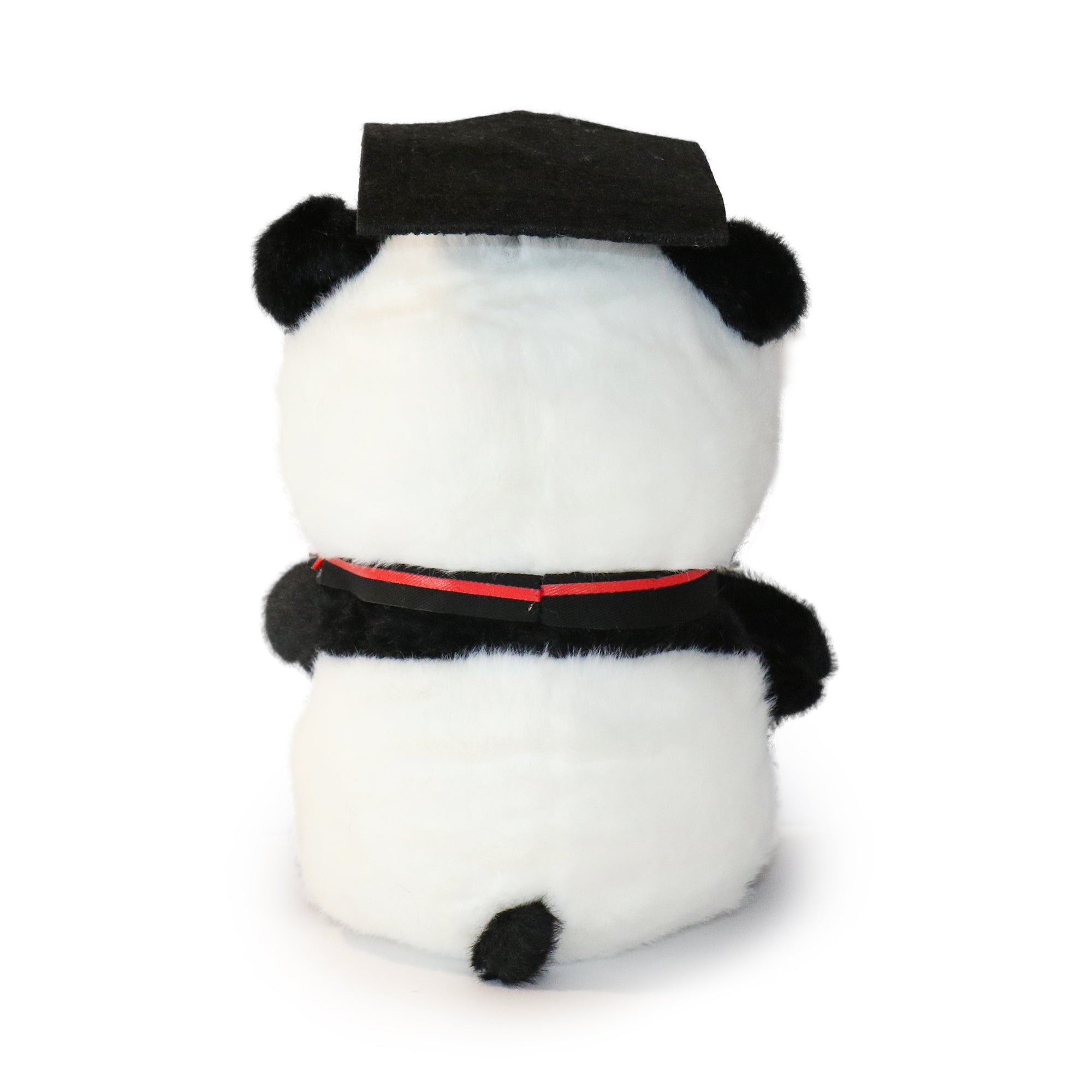 10-Inch Black and White Ollie Panda with Congratulations sash