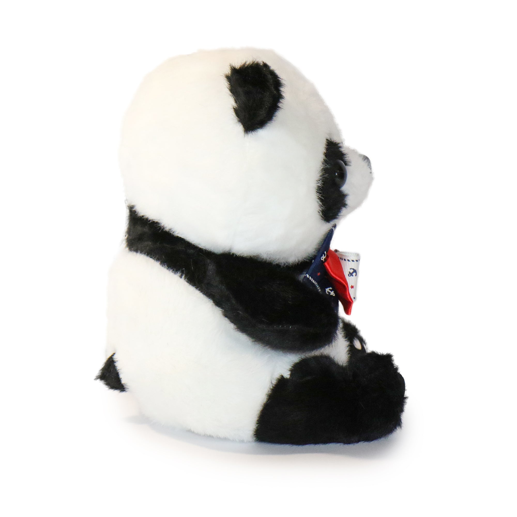 10-Inch Black & White SweaterTux Panda wih Bow Tie