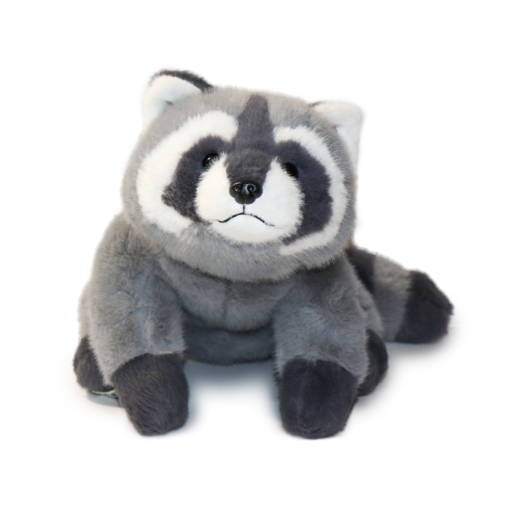 13-inch Bandit Raccoon with Gray Fur