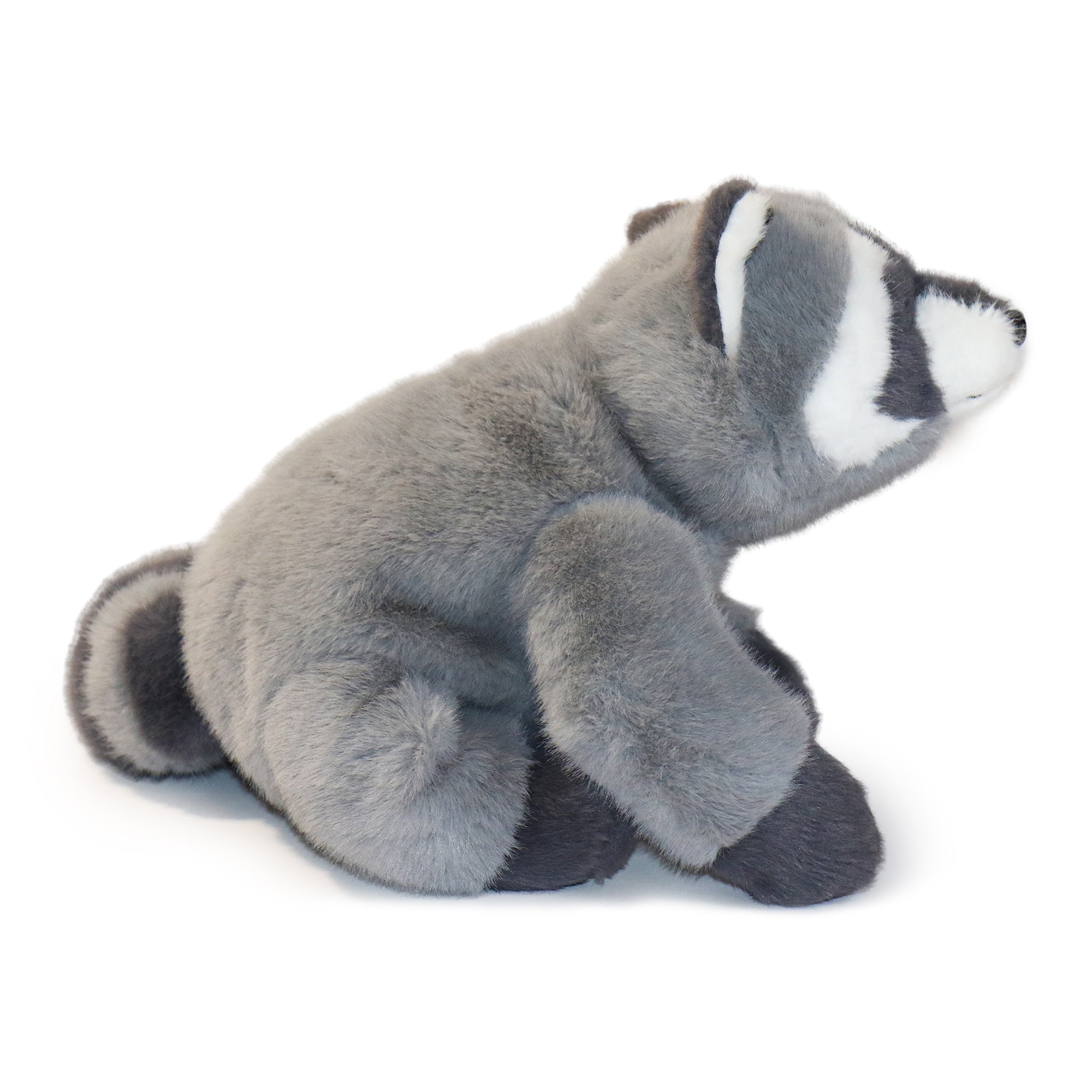 13-inch Bandit Raccoon with Gray Fur