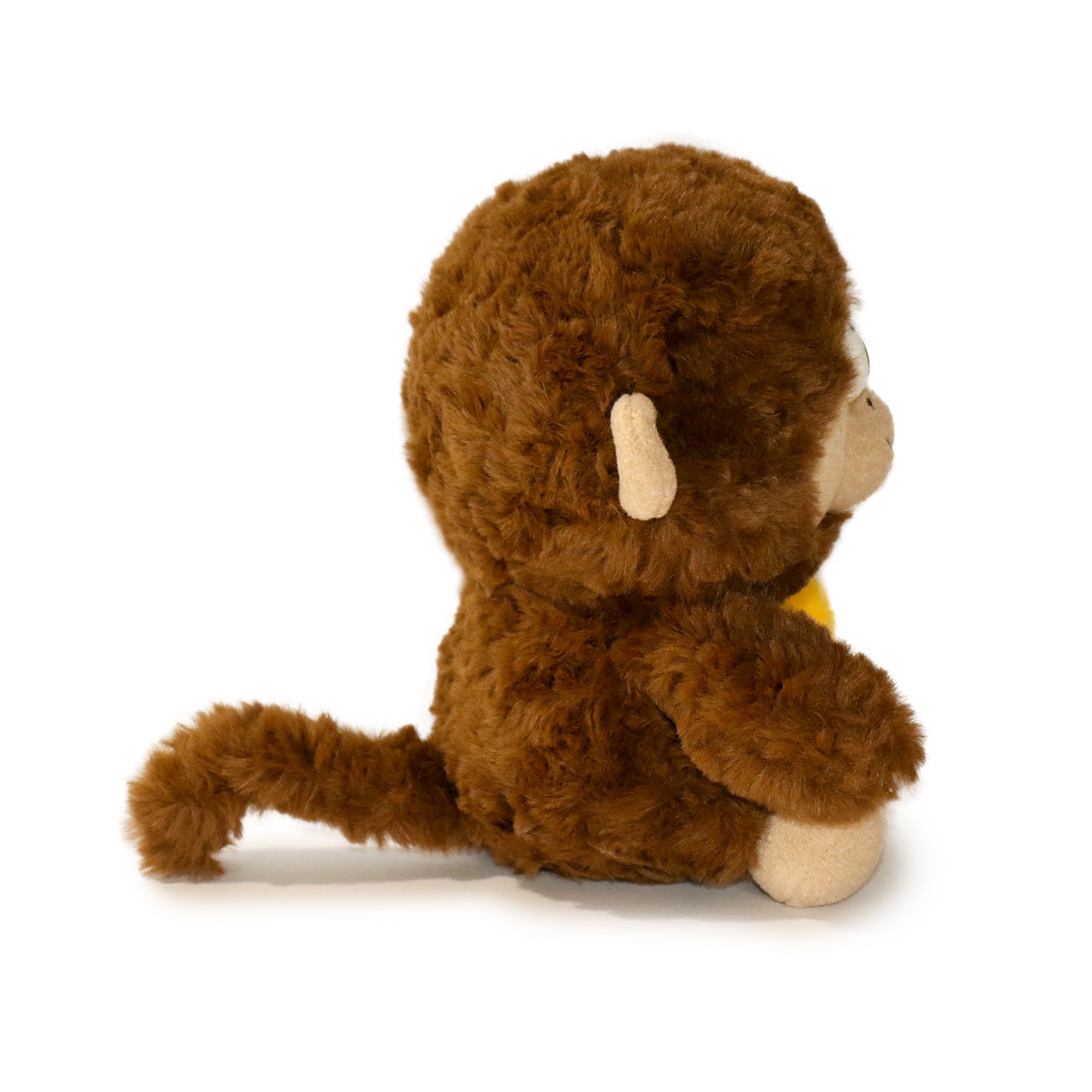 Image of 9-inch Brown Bongo Monkey with Yellow Banana