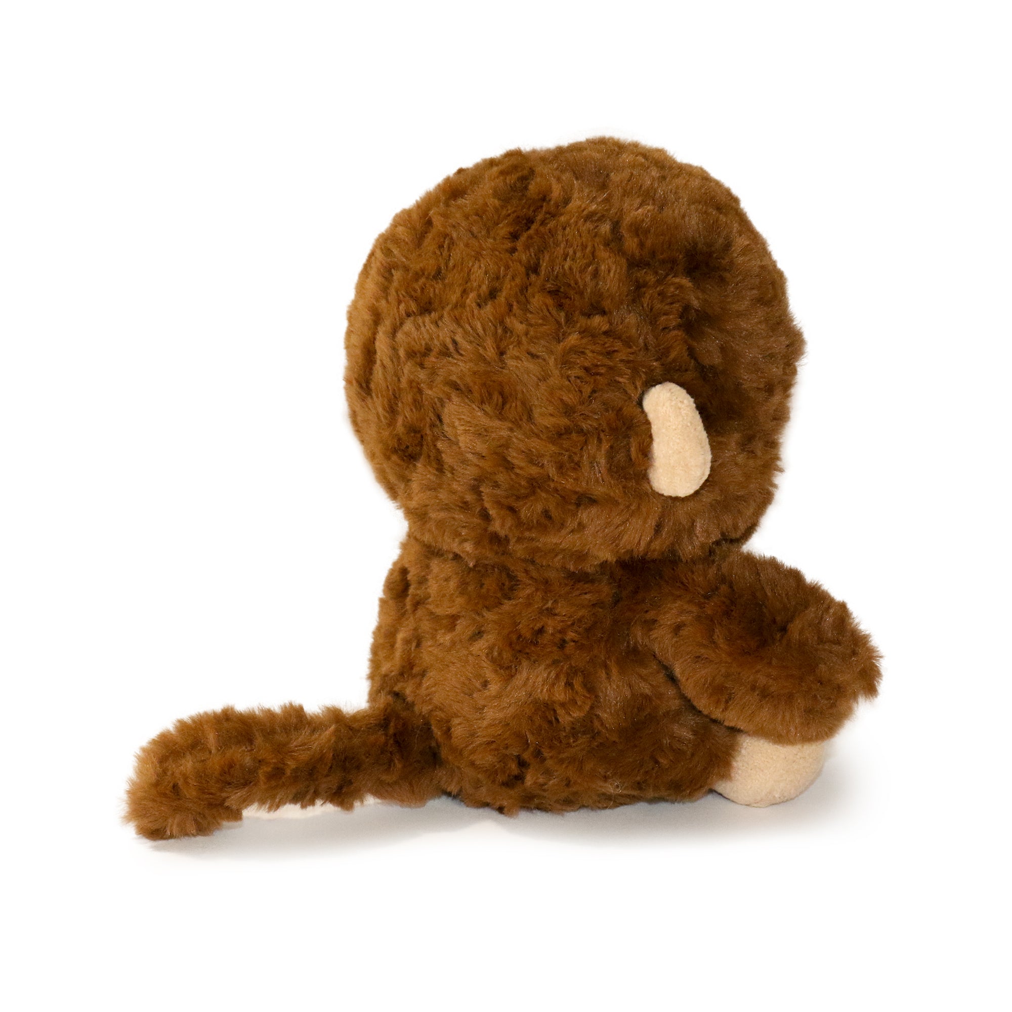 Image of 9-inch Brown Bongo Monkey with Yellow Banana