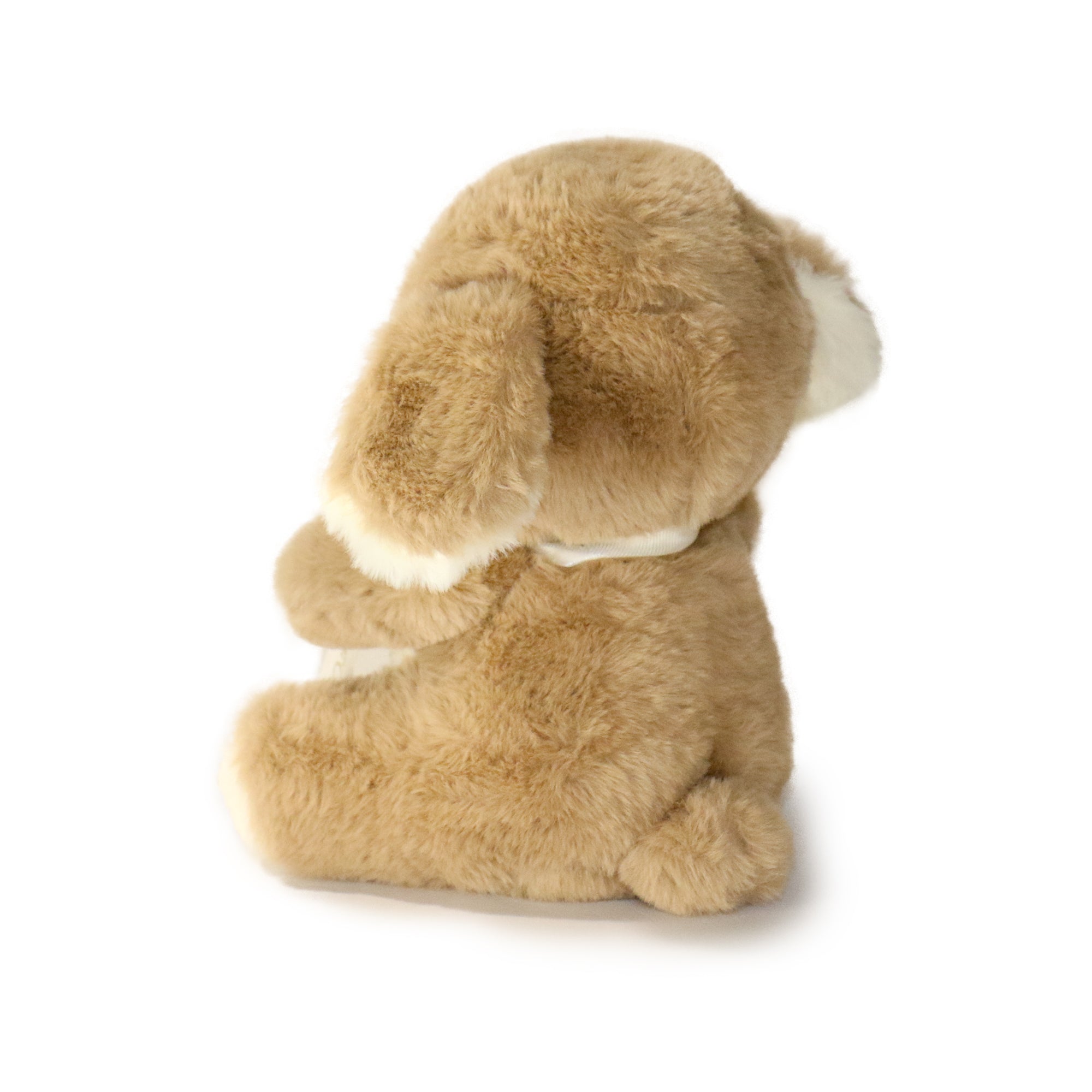 Image of 8-inch Plush Dog with White Ribbon