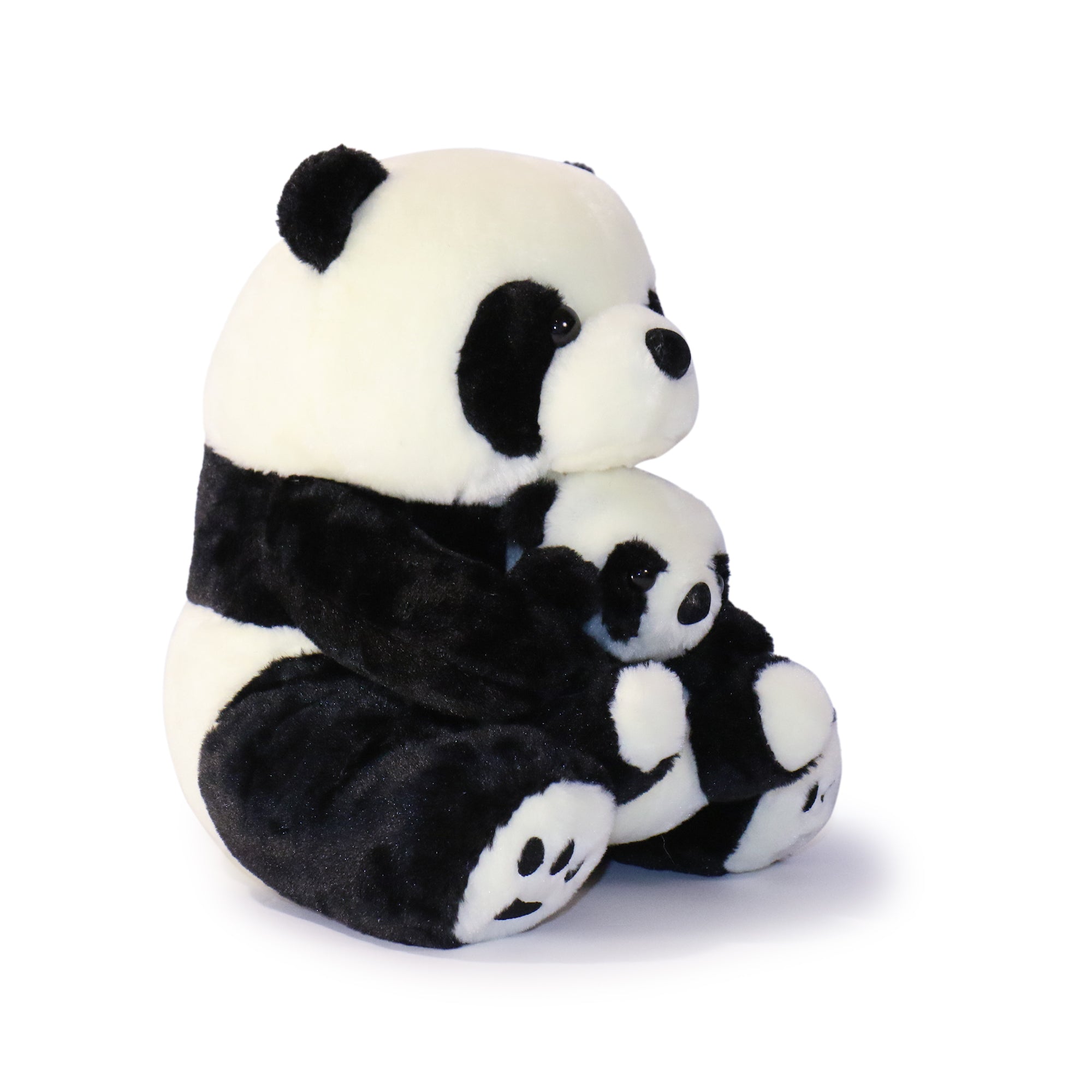Image of 10-Inch Black and White Momo and Bibi Panda