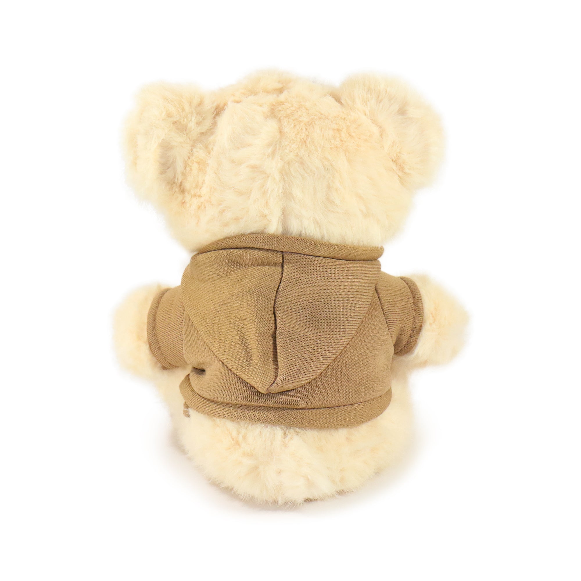 Image of 12-inch Fashionable Good Vibes Bear with Brown Hoodie