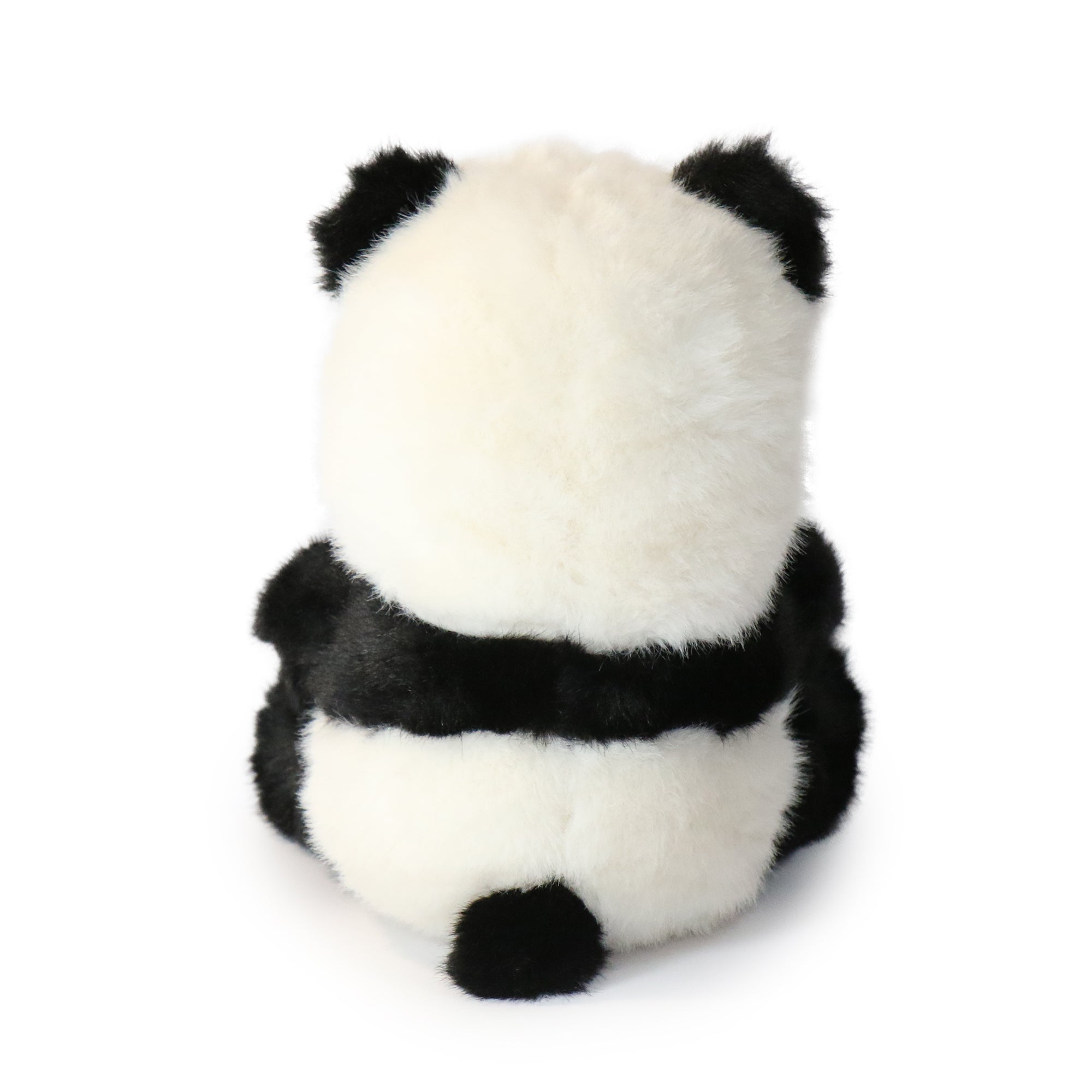 Image of 10-Inch Black and White Classic Sitting Panda with Pink Paws