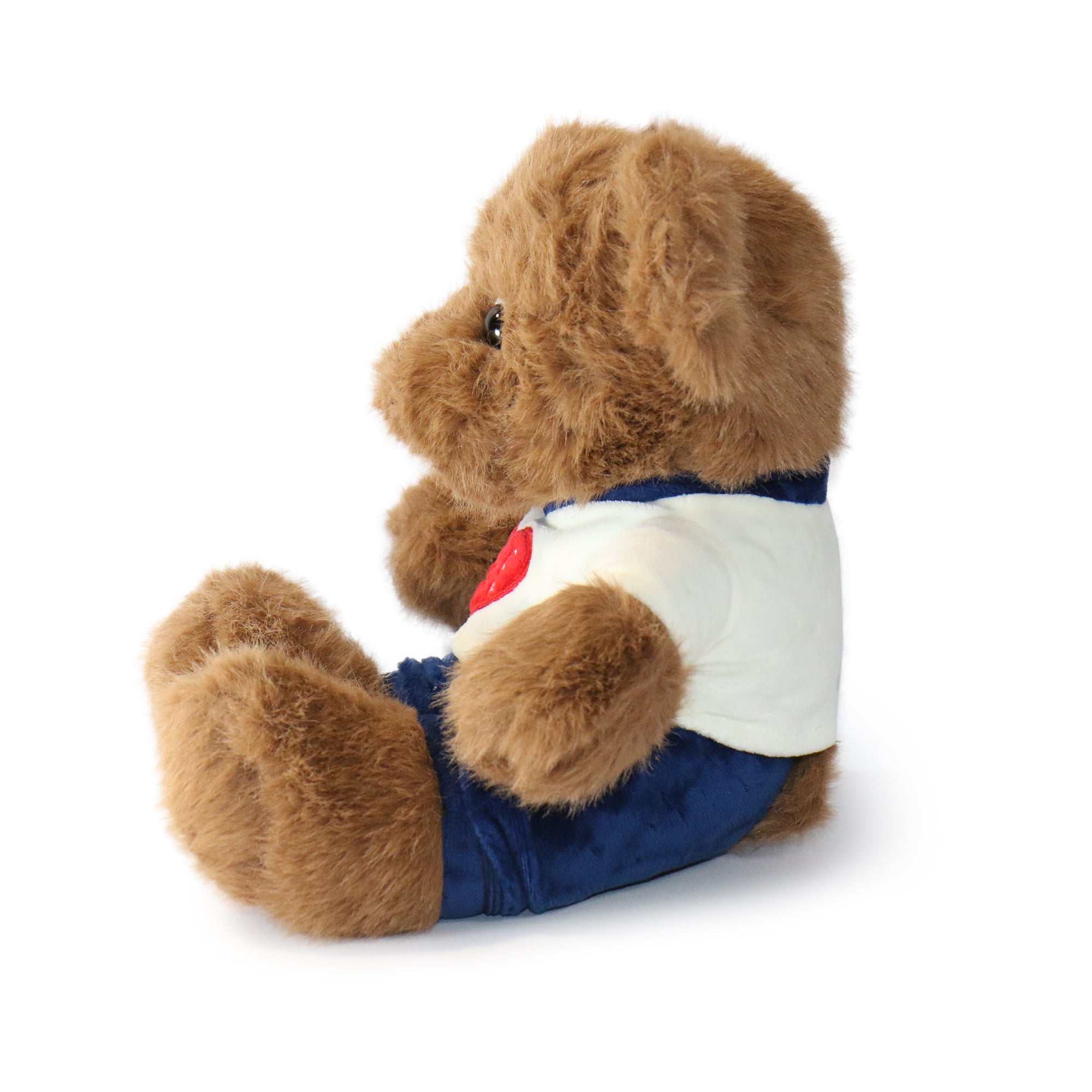 Image of 12-inch Huggable Bear with Heart Shirt