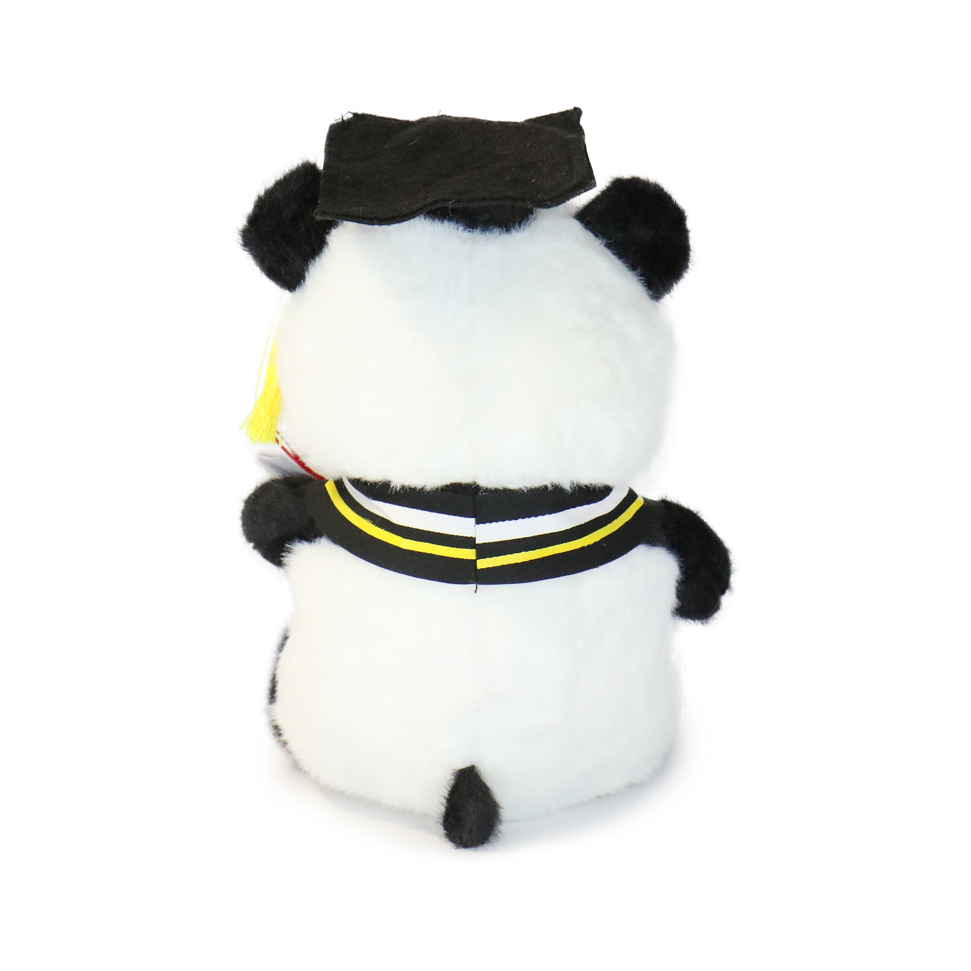 10-Inch Black and White Ollie Panda with Congratulations sash