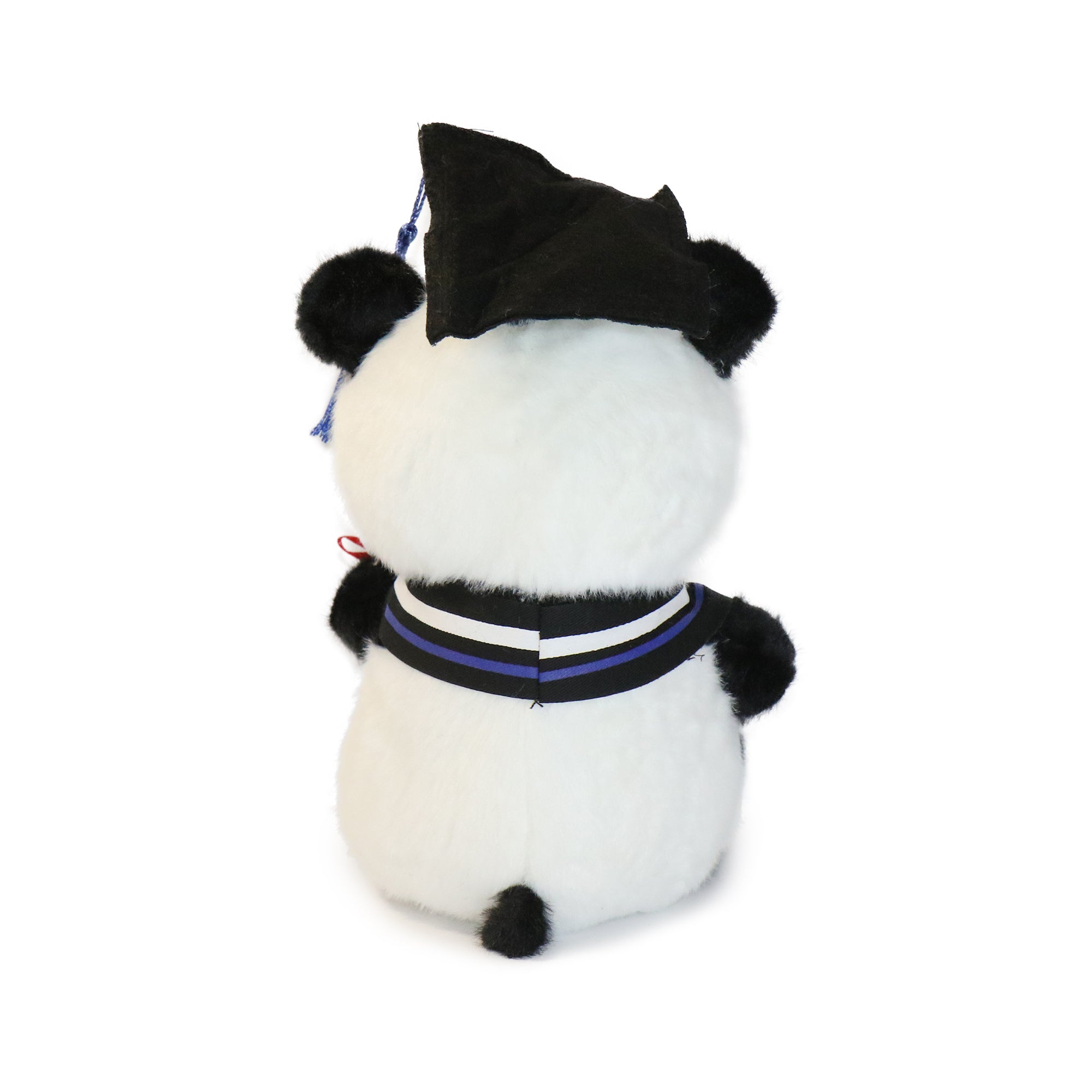 10-Inch Black and White Ollie Panda with Congratulations sash