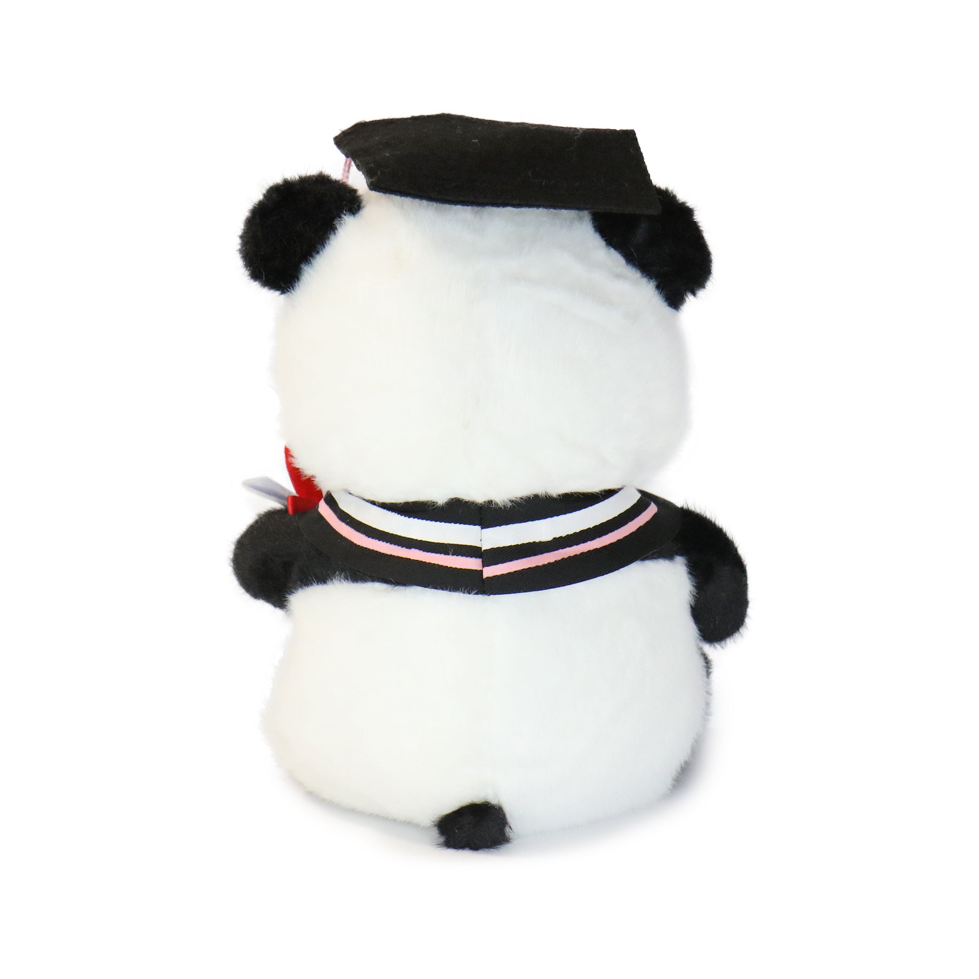 10-Inch Black and White Ollie Panda with Congratulations sash