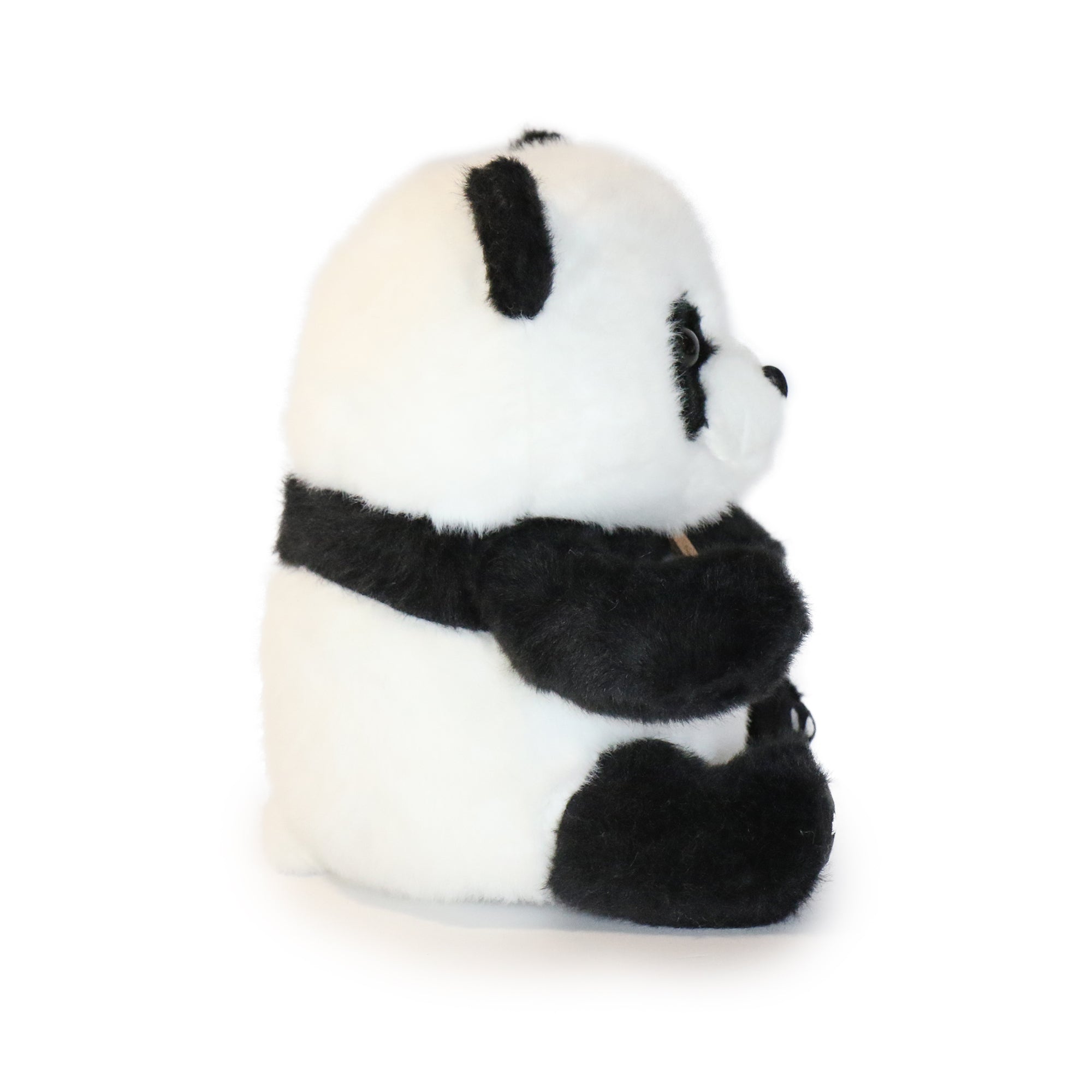 10-Inch Black and White Ori Panda with Brown Panda Tag