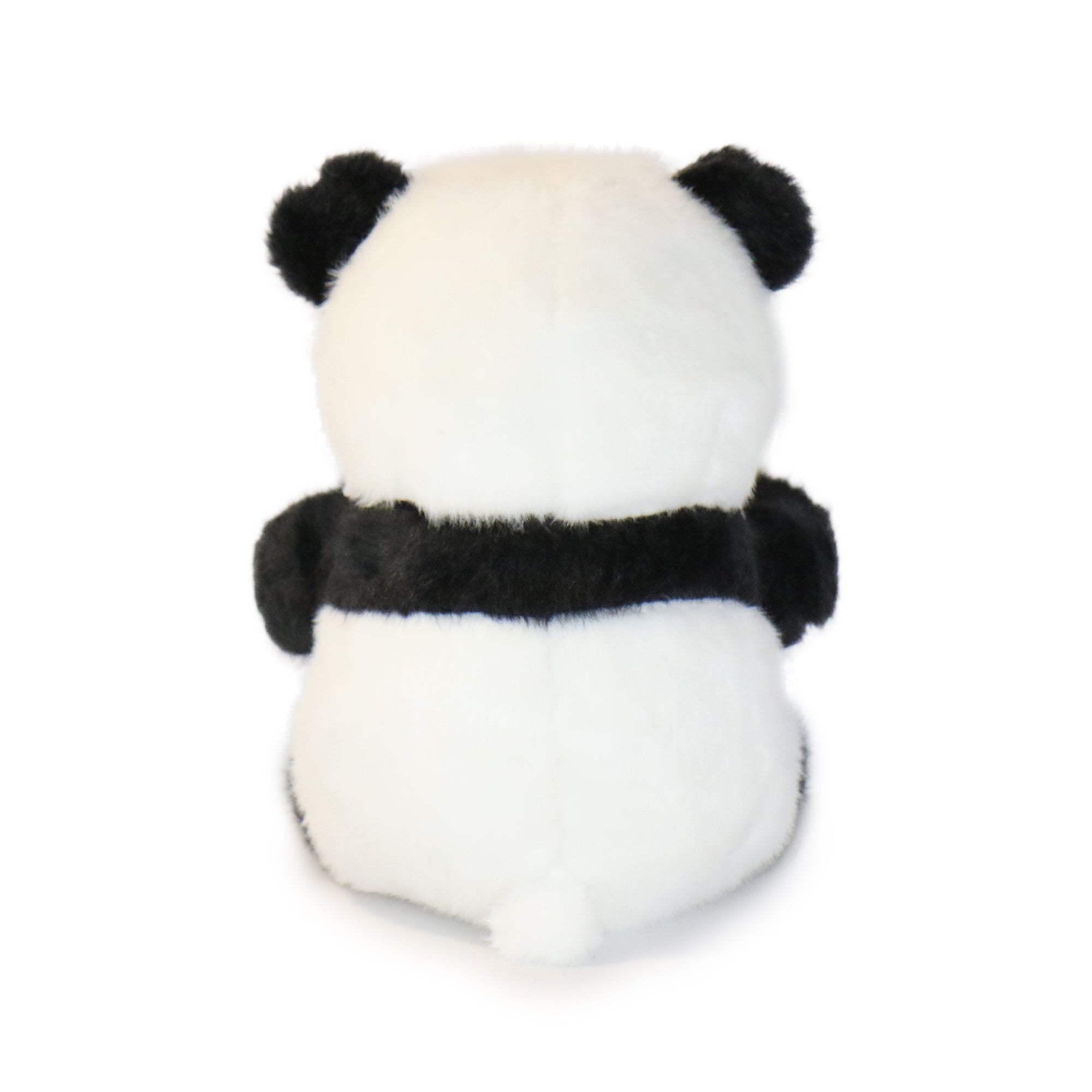 Image of 10-Inch Black and White Ori Panda with Brown Panda Tag