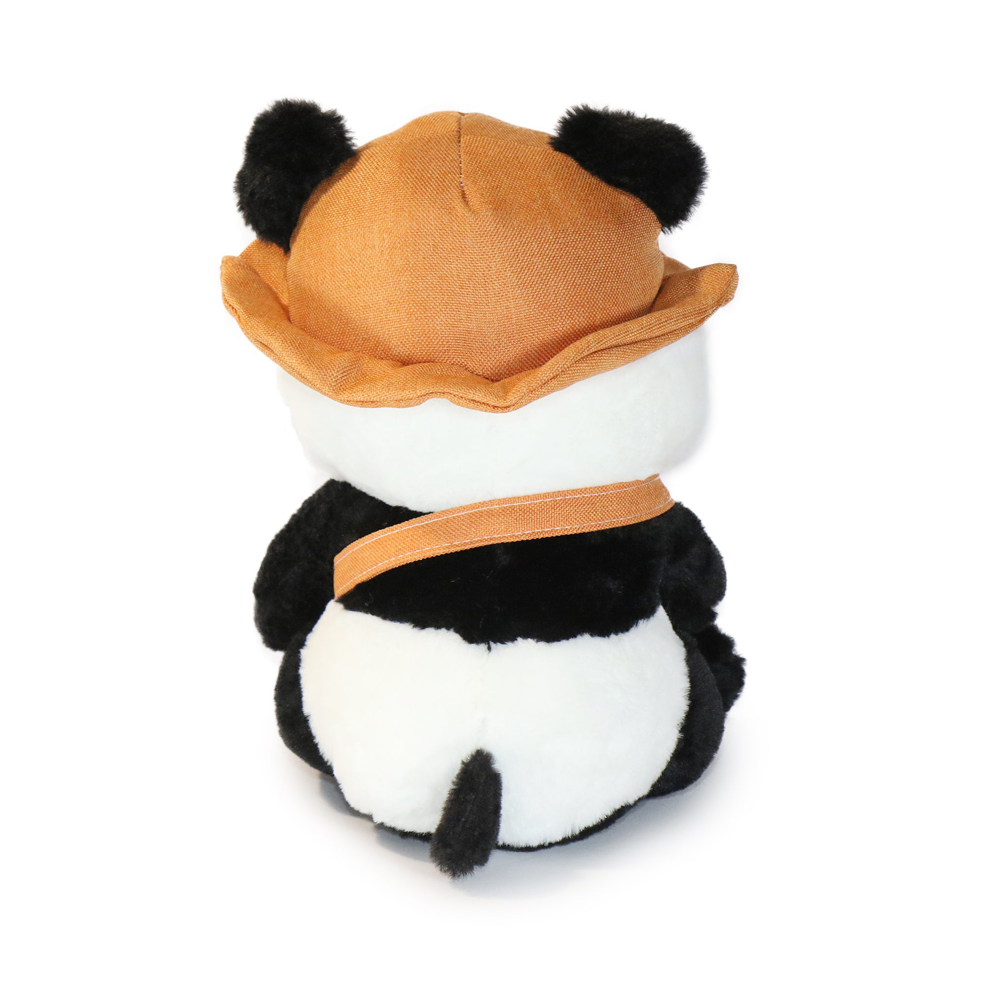 Image of 10-Inch Black and White Daisy Panda with Green Hat