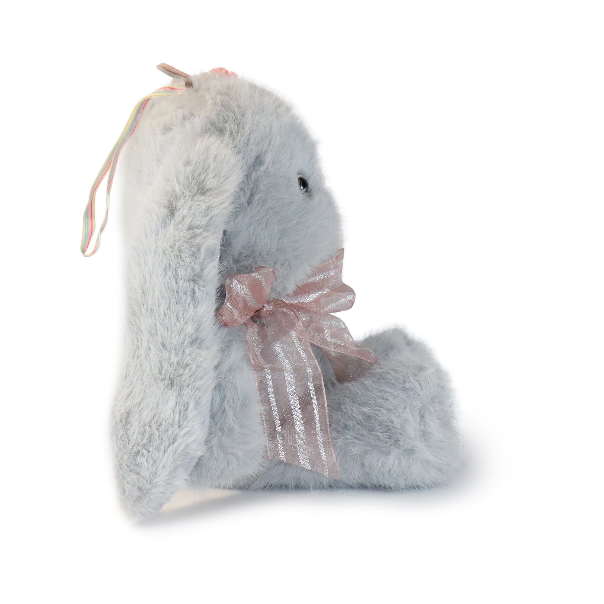 13-inch Wobbles Bunny with Pink Bow