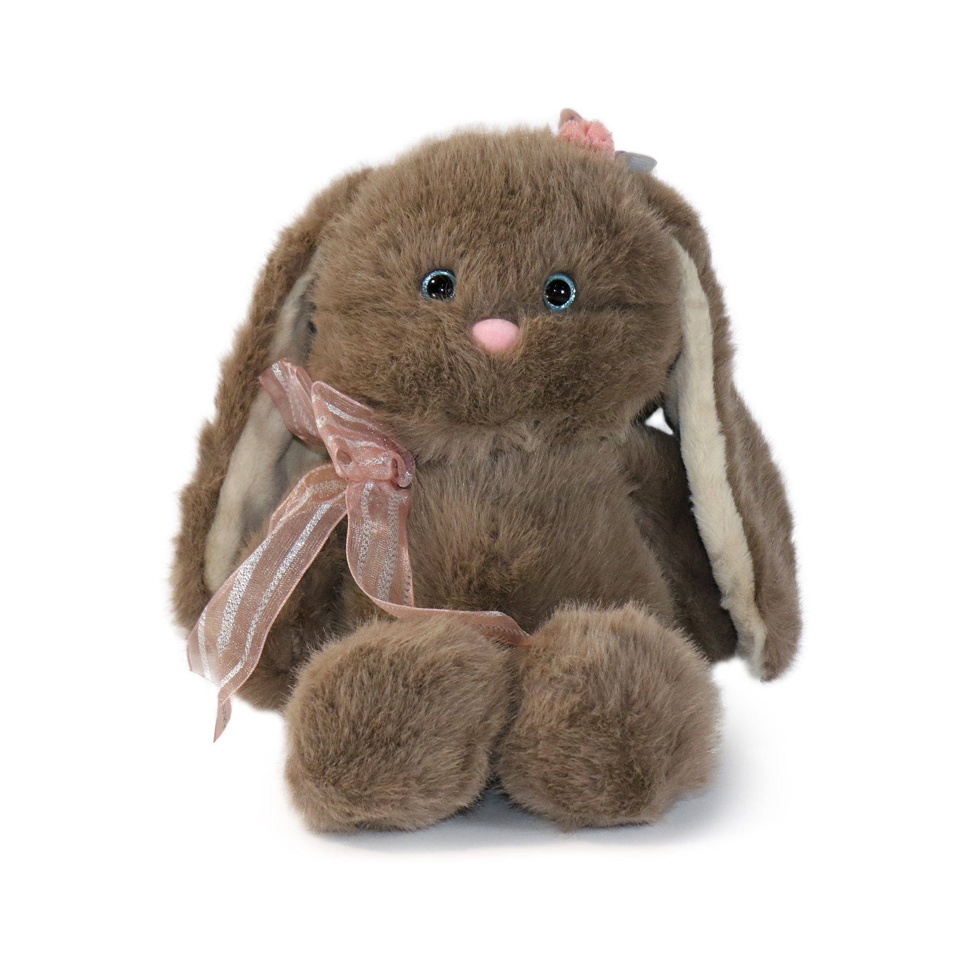 13-inch Wobbles Bunny with Pink Bow