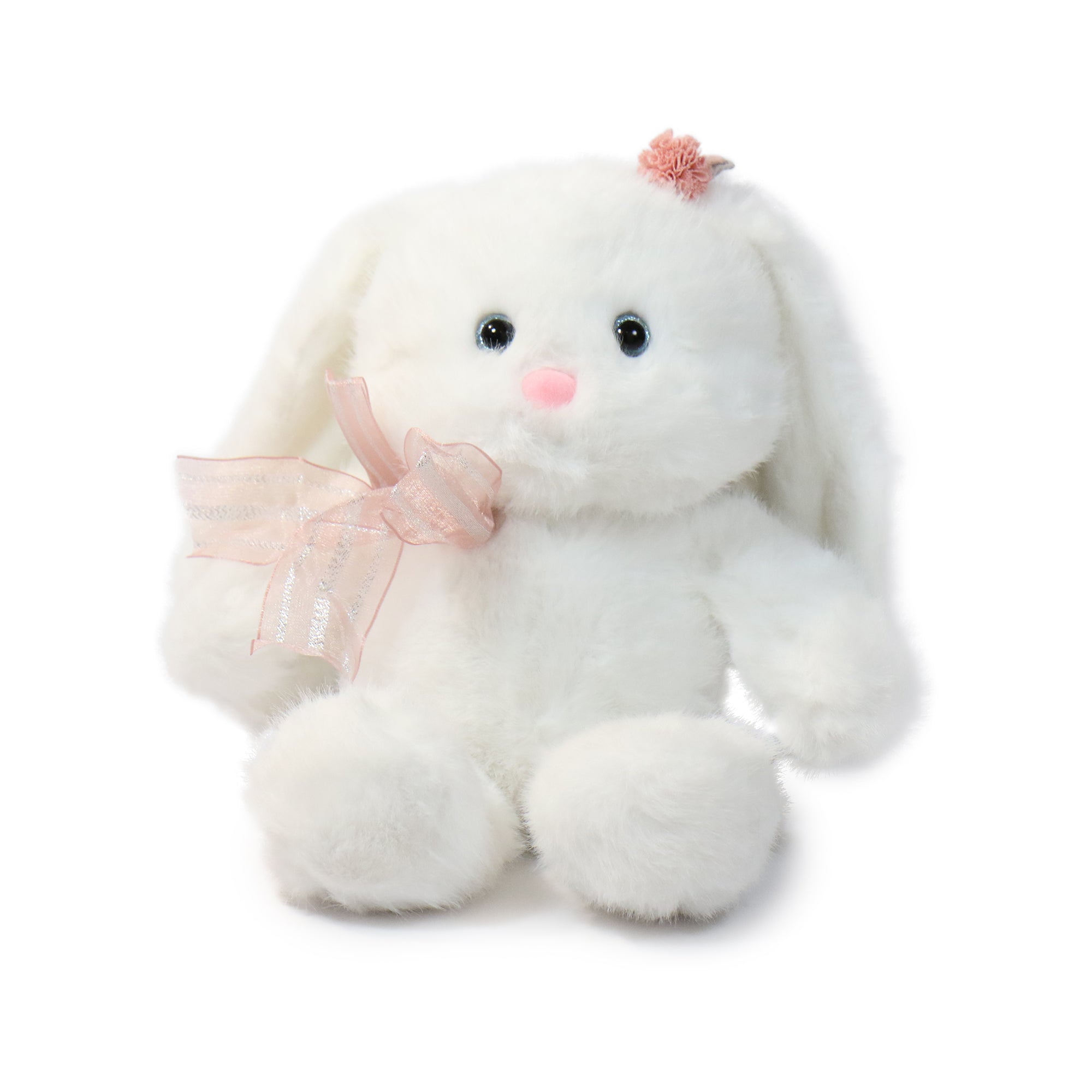 13-inch Wobbles Bunny with Pink Bow