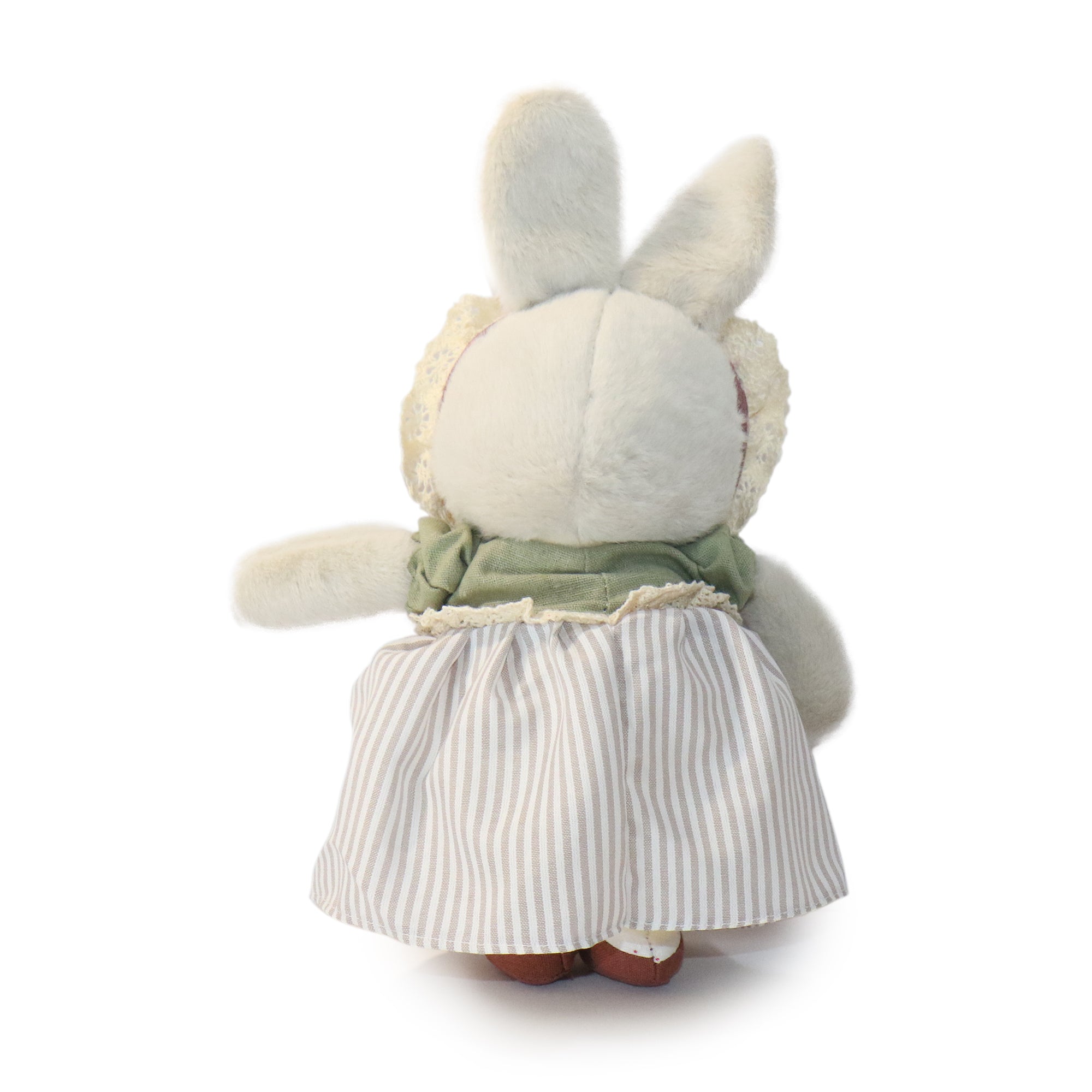 11-inch Mrs. Poppy Rabbit with Dress and Bonnet