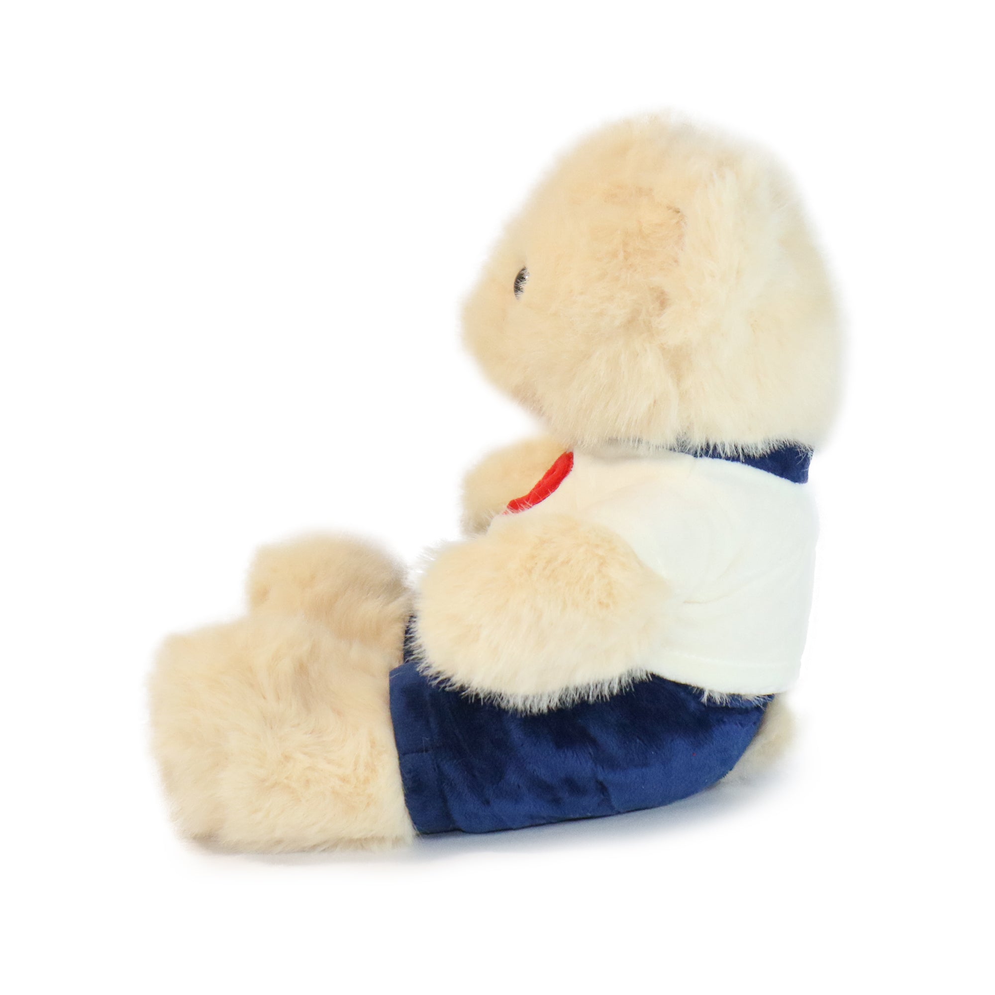 12-inch Huggable Bear with Heart Shirt