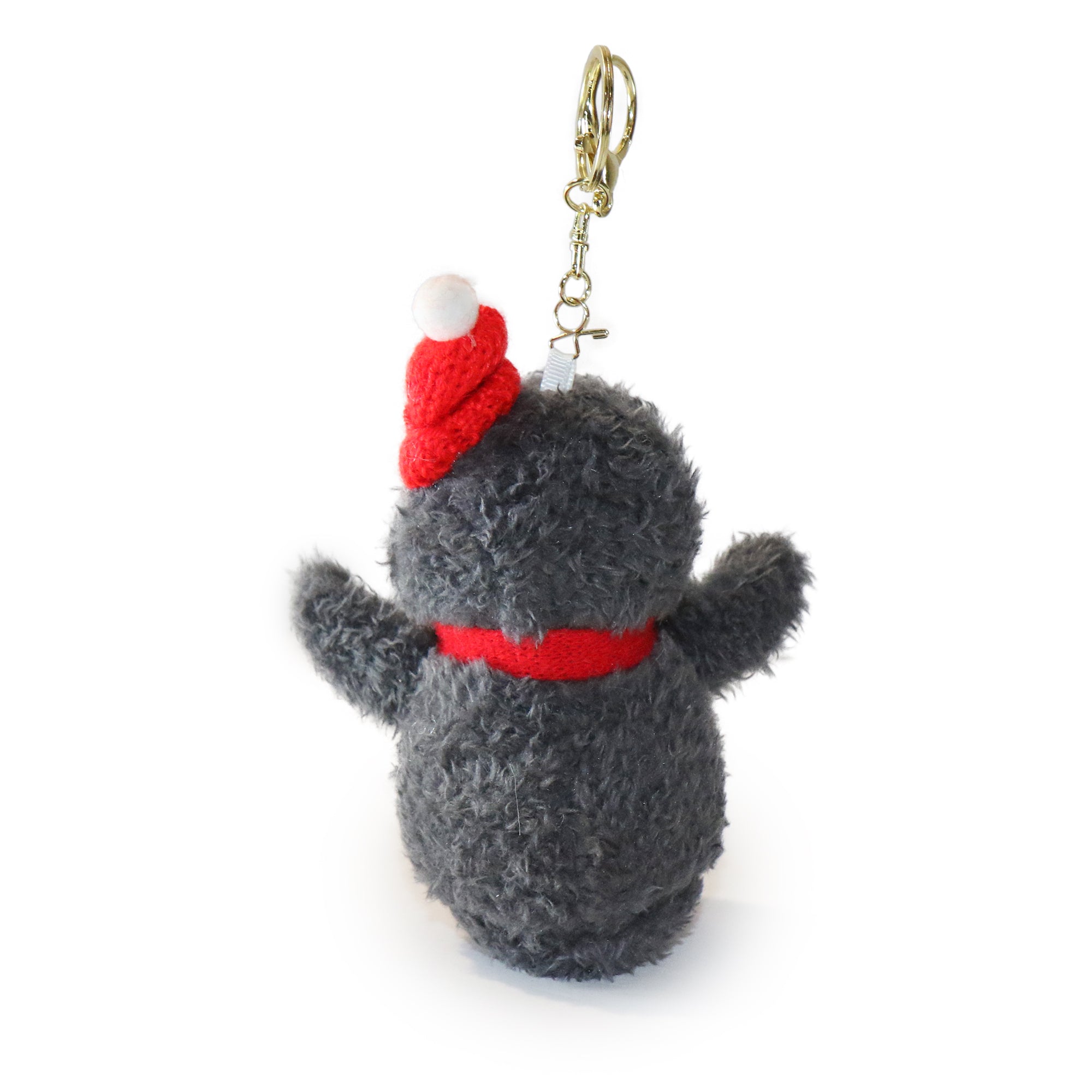 4-inch Fritter Penguin white Black Bow and Heart Charm