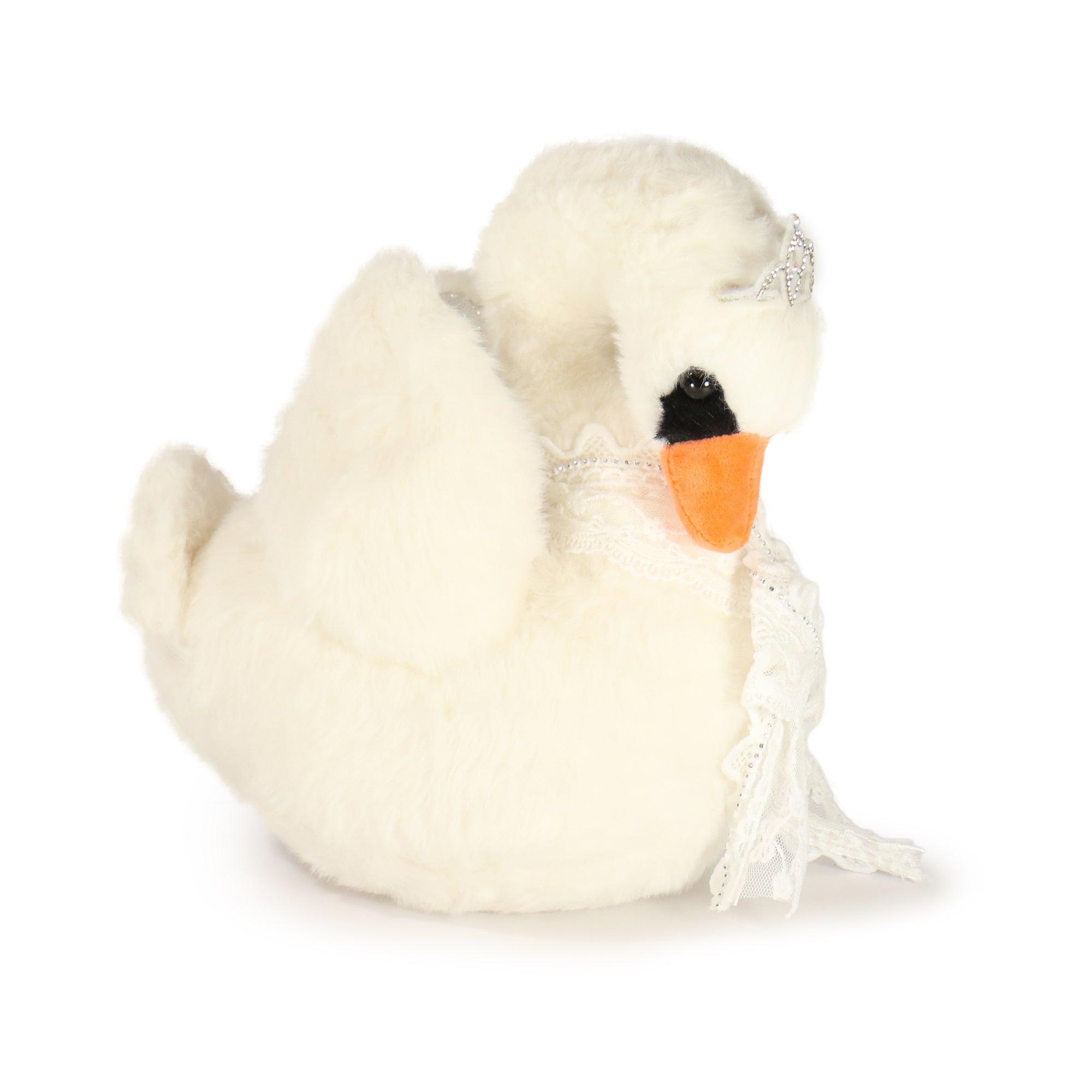 Image of 9-inch Seren Swan with Orange Beak