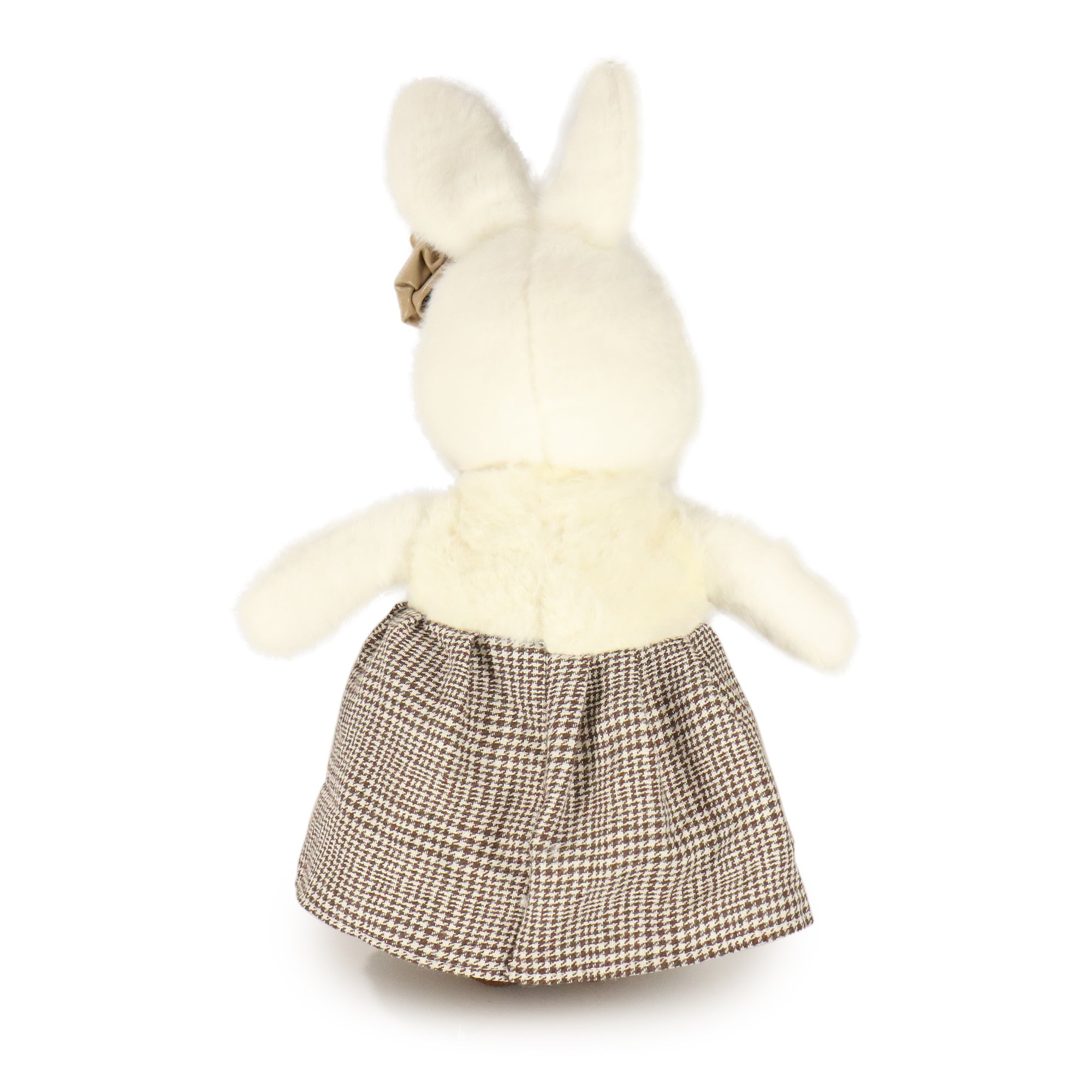 Image of 11-inch Old Towne Sage Rabbit with Checkered Dress