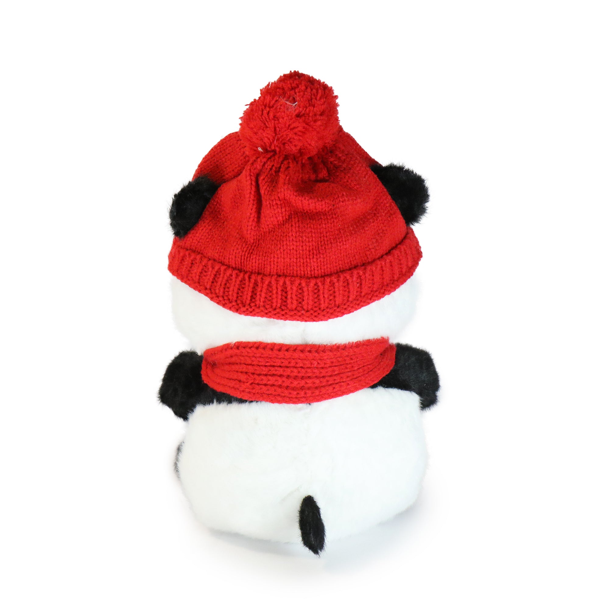 10-Inch Pambu Red Panda with Red Benie and Scarf